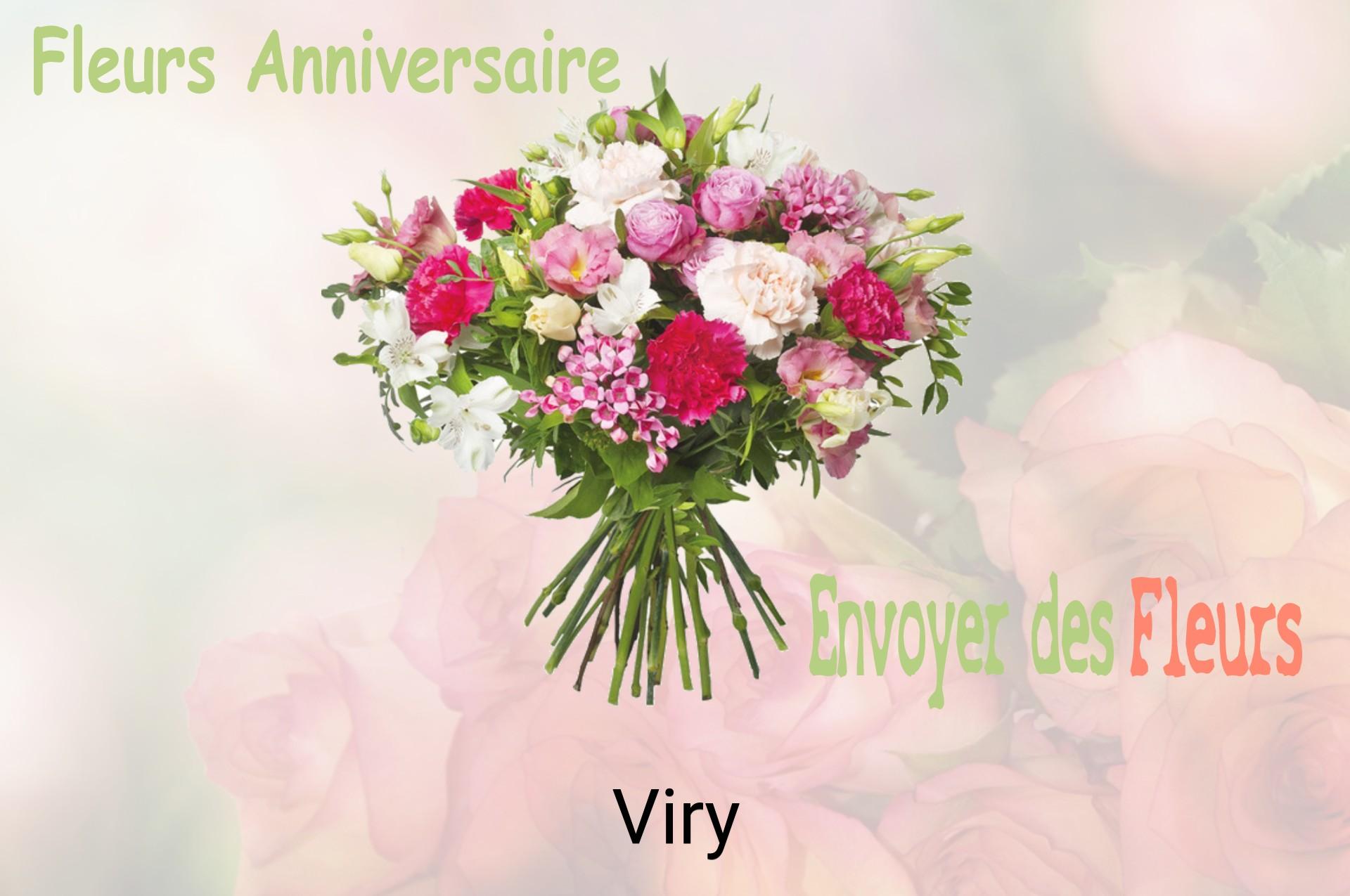 Bouquet de fleurs d’anniversaire livré à Viry